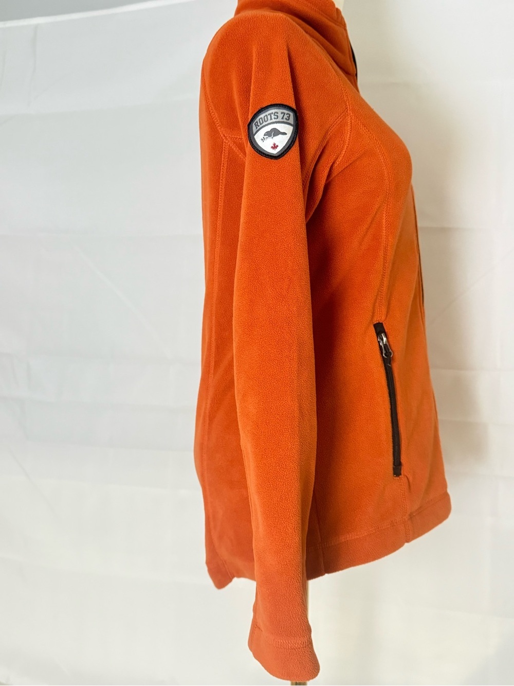 Roots 73 Deerlake Microfleece Jacket Rustic Orange Women’s XS - Picture 4 of 12